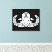 EOD-badge Canvas Afdruk (Insitu (Houten vloer))