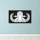 EOD-badge Canvas Afdruk (Insitu (Houten vloer))