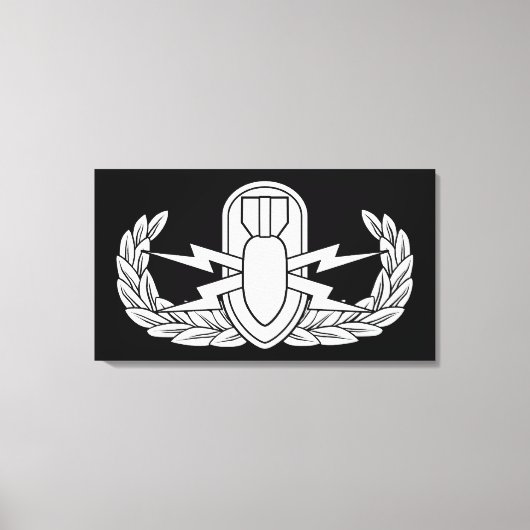 EOD-badge Canvas Afdruk (Voorkant)