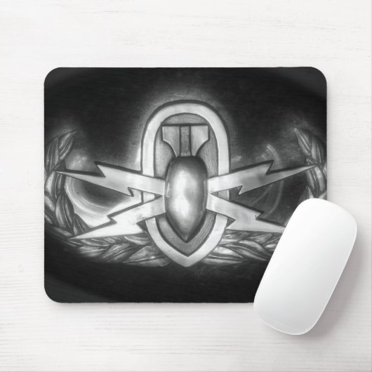 EOD Badge Mousepad Muismat (Met muis)