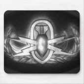EOD Badge Mousepad Muismat (Voorkant)