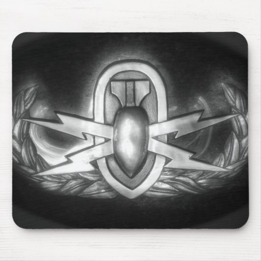 EOD Badge Mousepad Muismat (Voorkant)