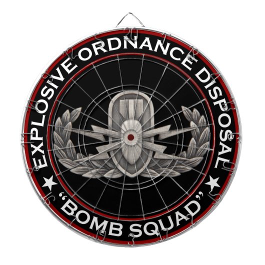 EOD "Bomb Squad" Dartbord (Voorkant)