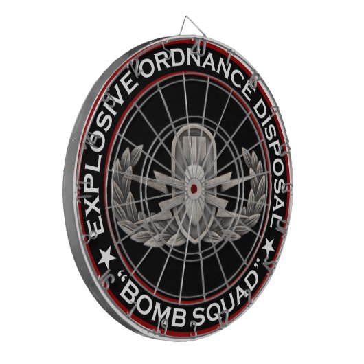 EOD "Bomb Squad" Dartbord (Voorkant Links)