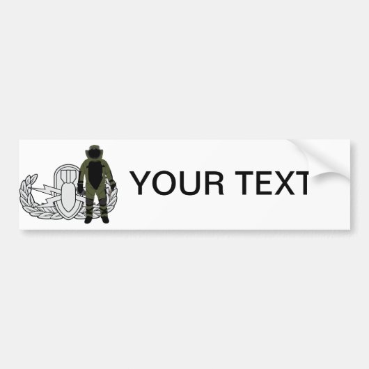 EOD Bomb Suit Bumpersticker (Voorkant)