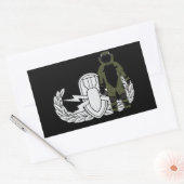 EOD Bomb Suit Rechthoekige Sticker (Envelop)