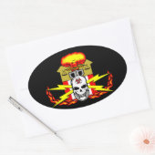 EOD, Bomtechnicus Decal Ovale Sticker (Envelop)