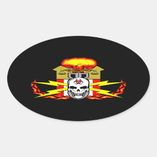 EOD, Bomtechnicus Decal Ovale Sticker