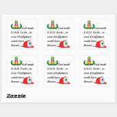 EOD - Brandweerhoeken Vierkante Sticker (Vel)