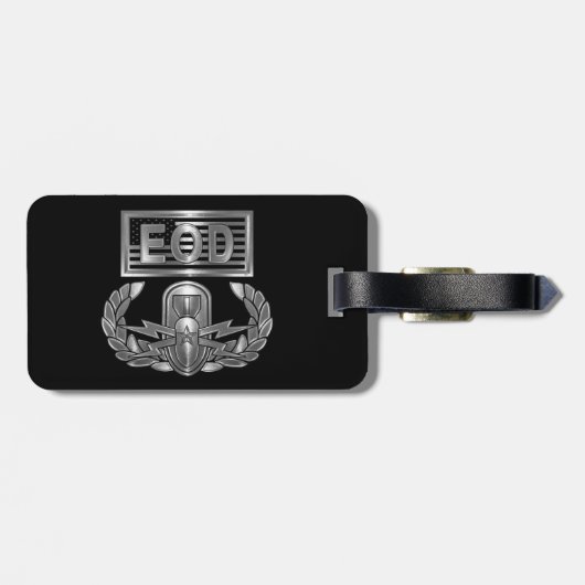 EOD Explosive Ordnance Disposal Bagagelabel (Achterkant horizontaal)