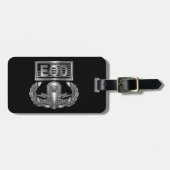 EOD Explosive Ordnance Disposal Bagagelabel (Voorkant horizontaal)