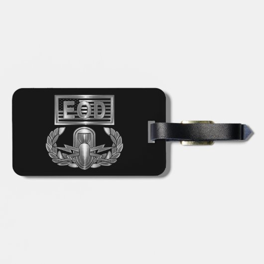 EOD Explosive Ordnance Disposal Bagagelabel (Achterkant horizontaal)