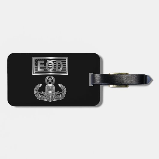 EOD Explosive Ordnance Disposal Bagagelabel (Achterkant horizontaal)