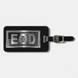 EOD Explosive Ordnance Disposal Bagagelabel