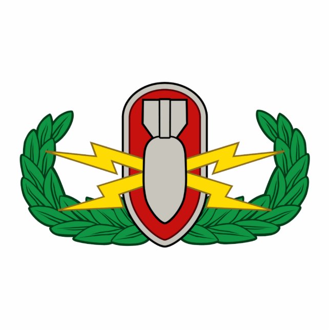 EOD in kleur Staand Fotobeeldje (Voorkant)