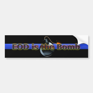 EOD is de Bomb Bumpersticker