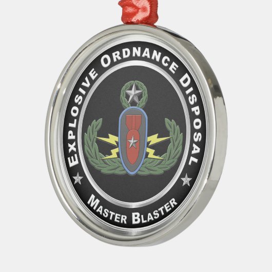 EOD Kerstmis Metalen Ornament (Links)