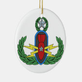 EOD-kerstversiering Keramisch Ornament (Rechts)