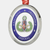 EOD-kerstversiering Metalen Ornament (Links)