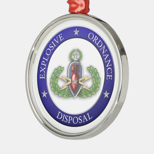 EOD-kerstversiering Metalen Ornament (Links)