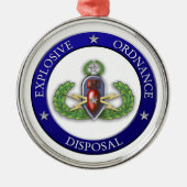 EOD-kerstversiering Metalen Ornament (Voorkant)