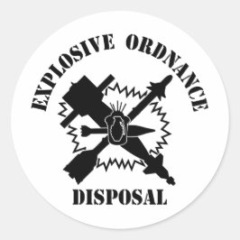 EOD LOGO RONDE STICKER
