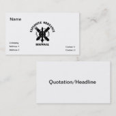 EOD logo Visitekaartje (Voorkant / Achterkant)