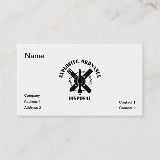 EOD logo Visitekaartje (Voorkant)