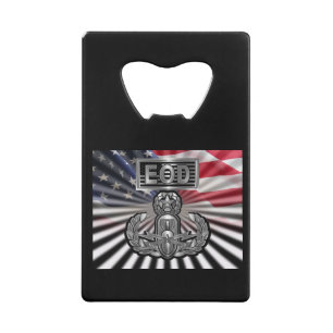 “EOD Master Blaster” Herdenkingsgeschenk Creditkaart Flessenopener