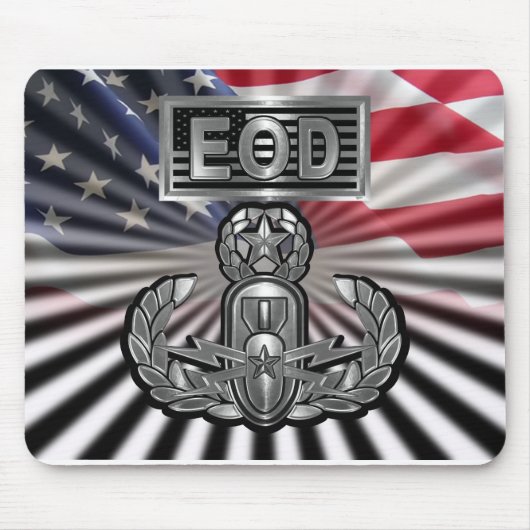 “EOD Master Blaster” Herdenkingsgeschenk Muismat (Voorkant)