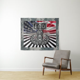 “EOD Master Blaster” Herdenkingsgeschenk Wandkleed