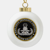 EOD Master Bomb Squad Keramische Bal Ornament (Voorkant)