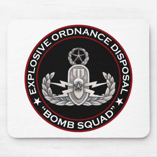 EOD Master "Bomb Squad" Muismat (Voorkant)