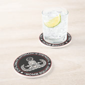 EOD Master "Bomb Squad" Zandsteen Onderzetter (Zijkant)