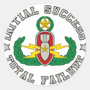 EOD Master in kleur ISTF Ronde Sticker
