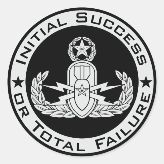 EOD Master ISoTF Ronde Sticker (Voorkant)