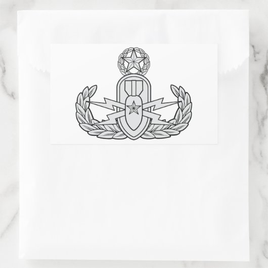 EOD Master Rechthoekige Sticker (Tas)