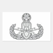 EOD Master Rechthoekige Sticker (Voorkant)