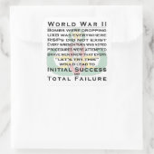 EOD Master WWII Vierkante Sticker (Tas)