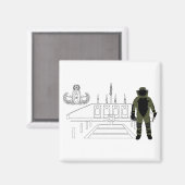 EOD Memorial bompak Magneet (Voorkant / Achterkant)