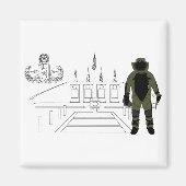 EOD Memorial bompak Magneet (Voorkant)