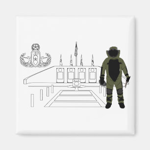 EOD Memorial bompak Magneet