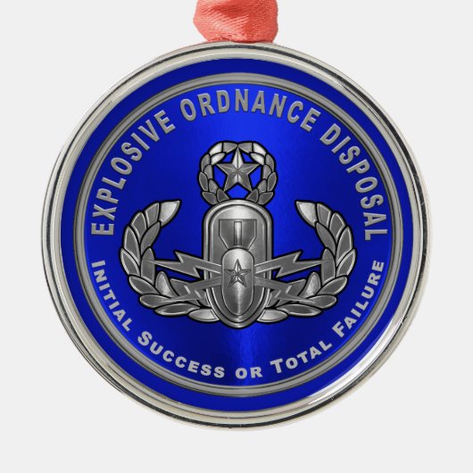EOD METALEN ORNAMENT (Voorkant)