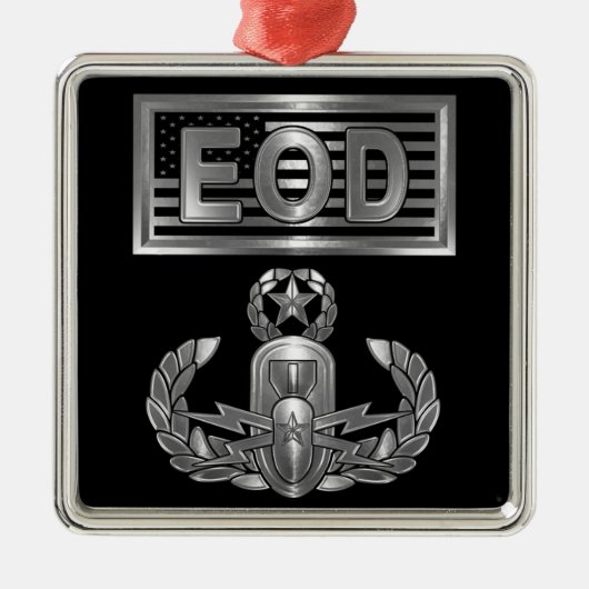 EOD METALEN ORNAMENT (Voorkant)