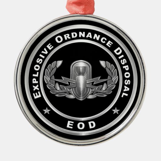 EOD METALEN ORNAMENT (Voorkant)
