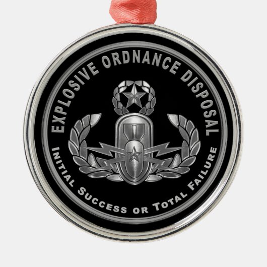 EOD METALEN ORNAMENT (Voorkant)