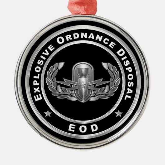 EOD METALEN ORNAMENT (Voorkant)