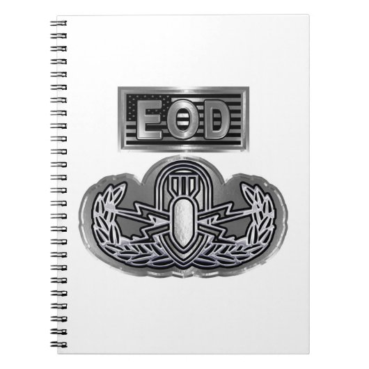 EOD Onschadelijk maken van explosieven Notitieboek (Voorkant)