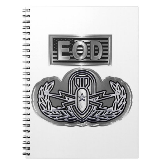 EOD Onschadelijk maken van explosieven Notitieboek (Voorkant)
