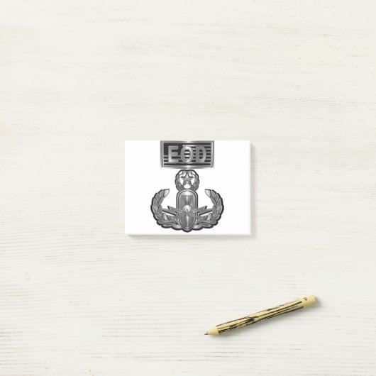 EOD Onschadelijk maken van explosieven Post-it® Notes (Op bureau)